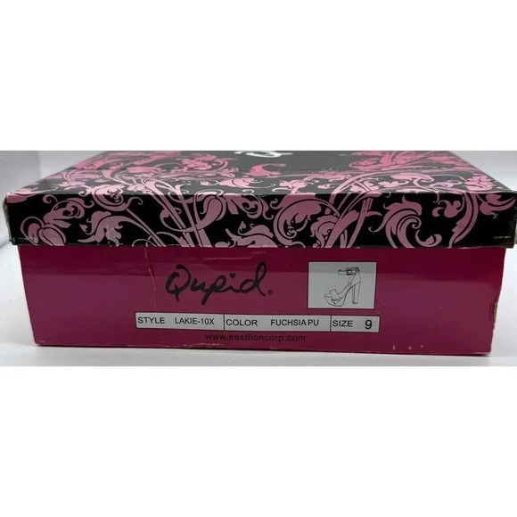 Qupid Fuchsia‎ PU 6” Platform High Heels Pumps Women’s Size 9 Lakie-10X - Picture 7 of 7